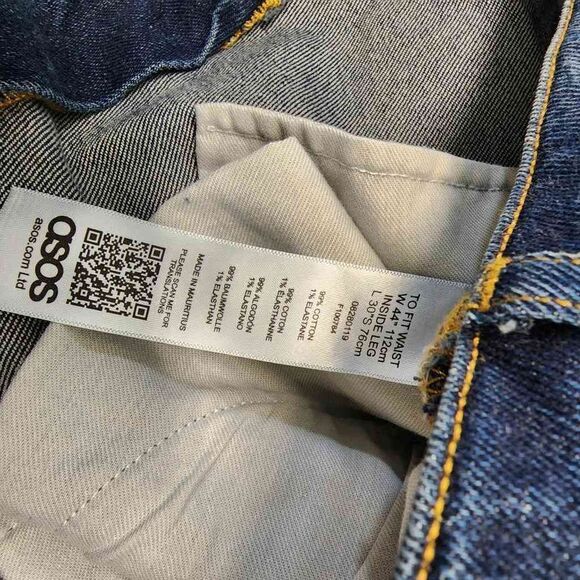 ASOS Plus Size Women's Jeans 44" Waist Distressed Jeans - Picture 7 of 8